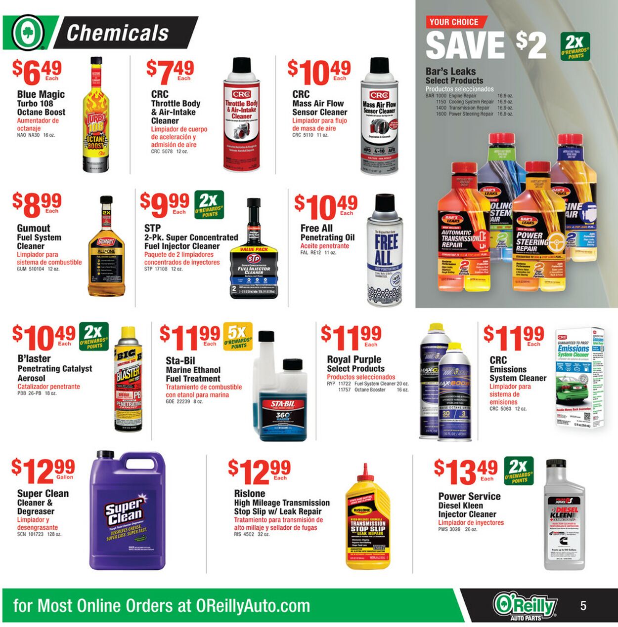 Catalogue O'Reilly Auto Parts from 04/26/2023