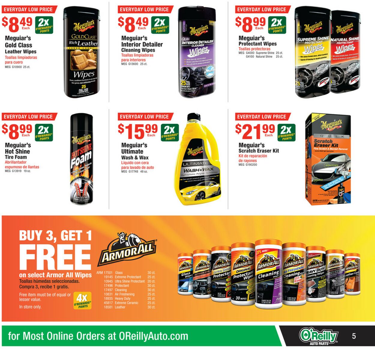 Catalogue O'Reilly Auto Parts from 10/25/2023