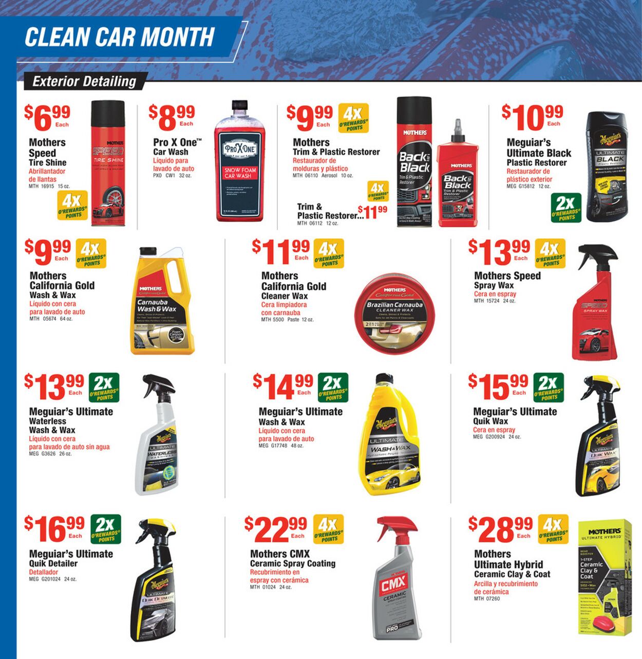 Catalogue O'Reilly Auto Parts from 04/24/2024