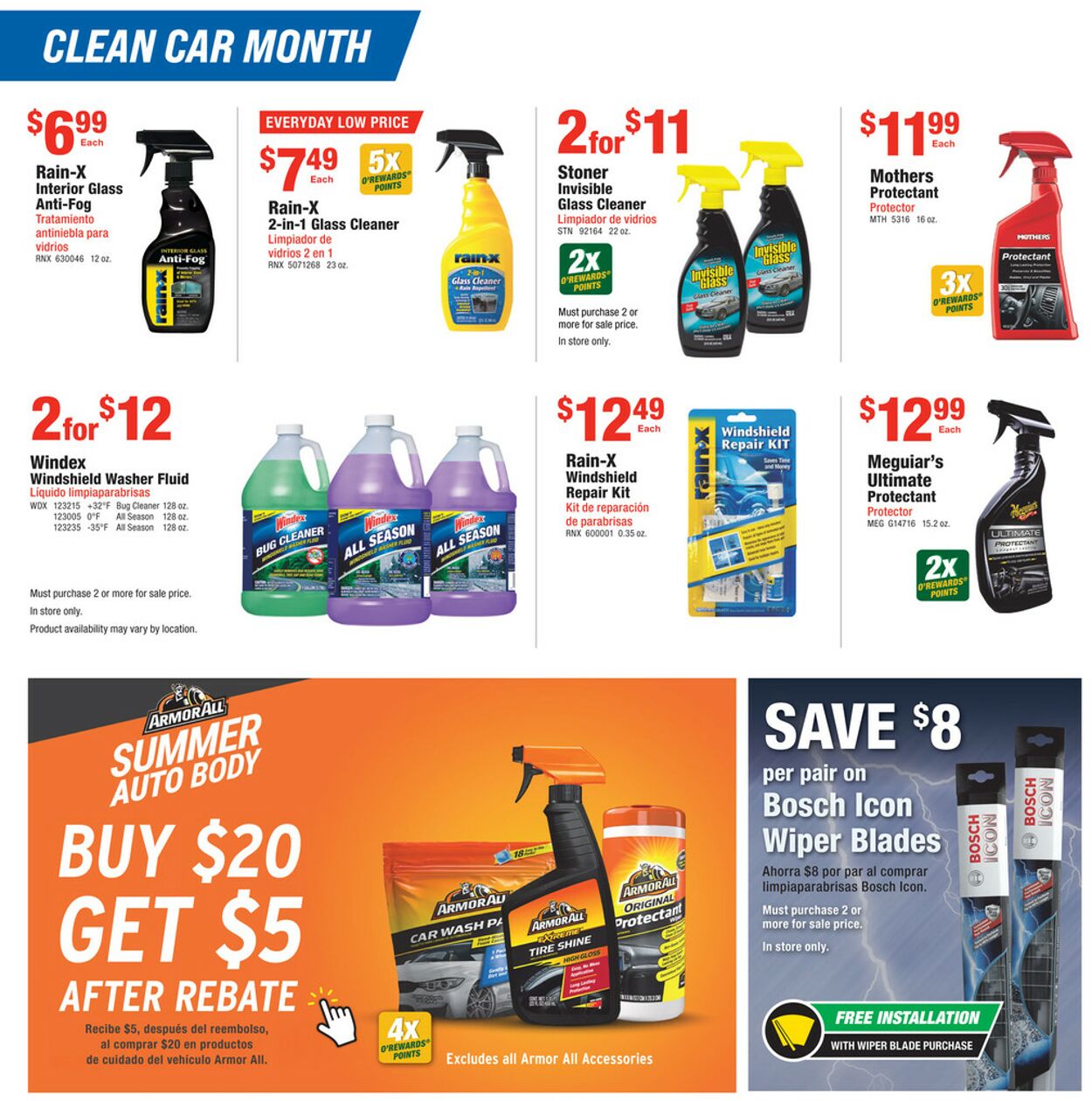 Catalogue O'Reilly Auto Parts from 04/24/2024