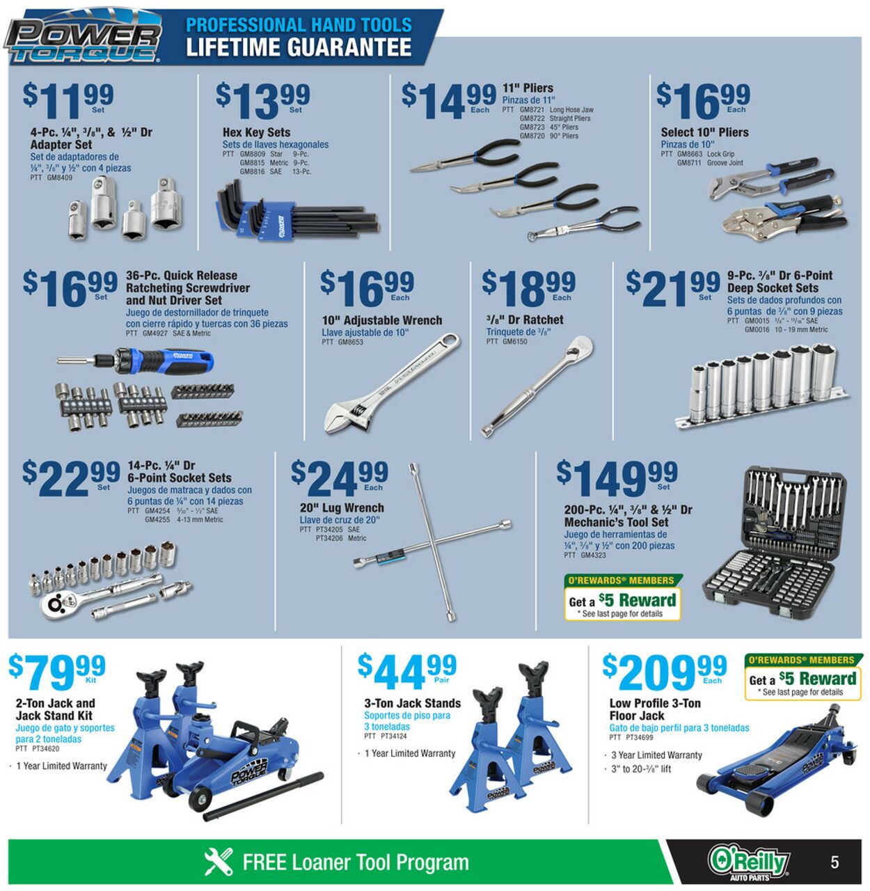 Catalogue O'Reilly Auto Parts from 05/29/2024