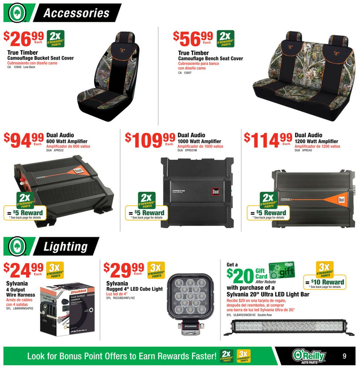 Catalogue O'Reilly Auto Parts from 08/28/2024