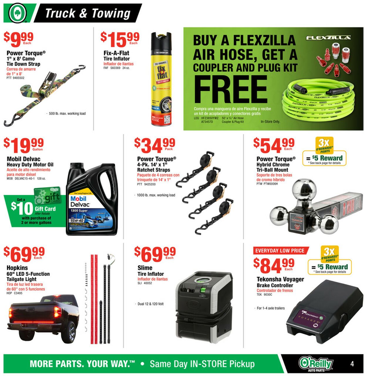 Catalogue O'Reilly Auto Parts from 09/25/2024