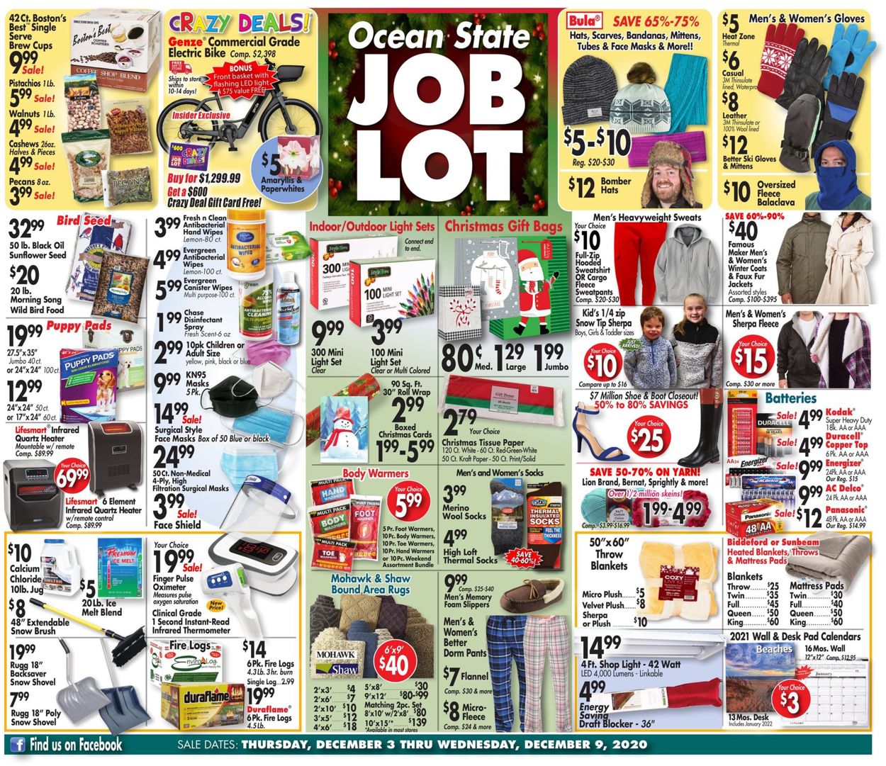 Catalogue Ocean State Job Lot from 12/03/2020