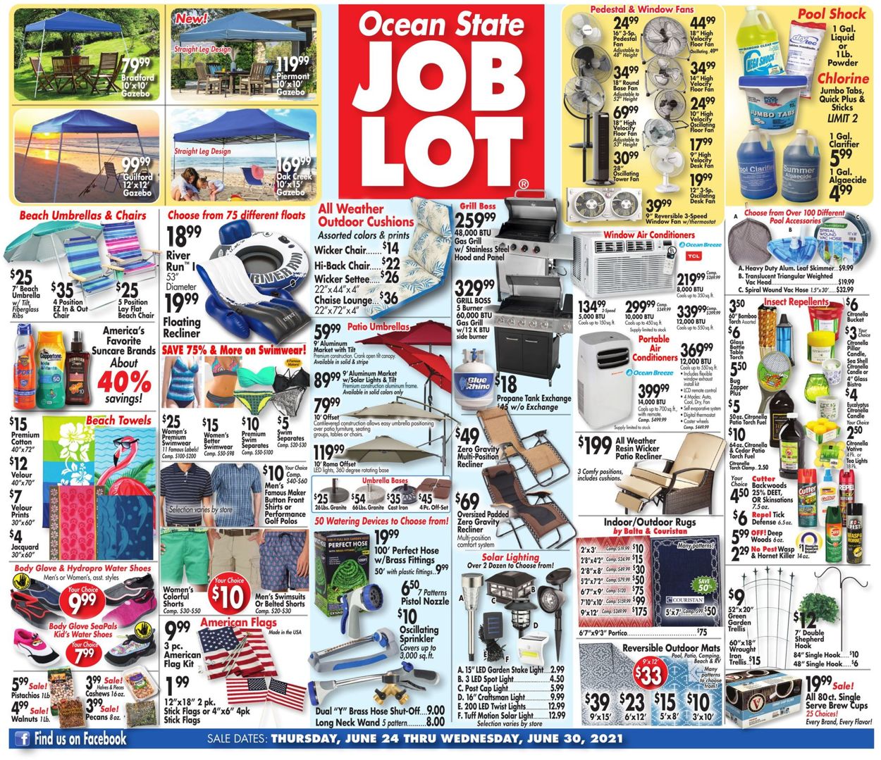 Catalogue Ocean State Job Lot from 06/24/2021