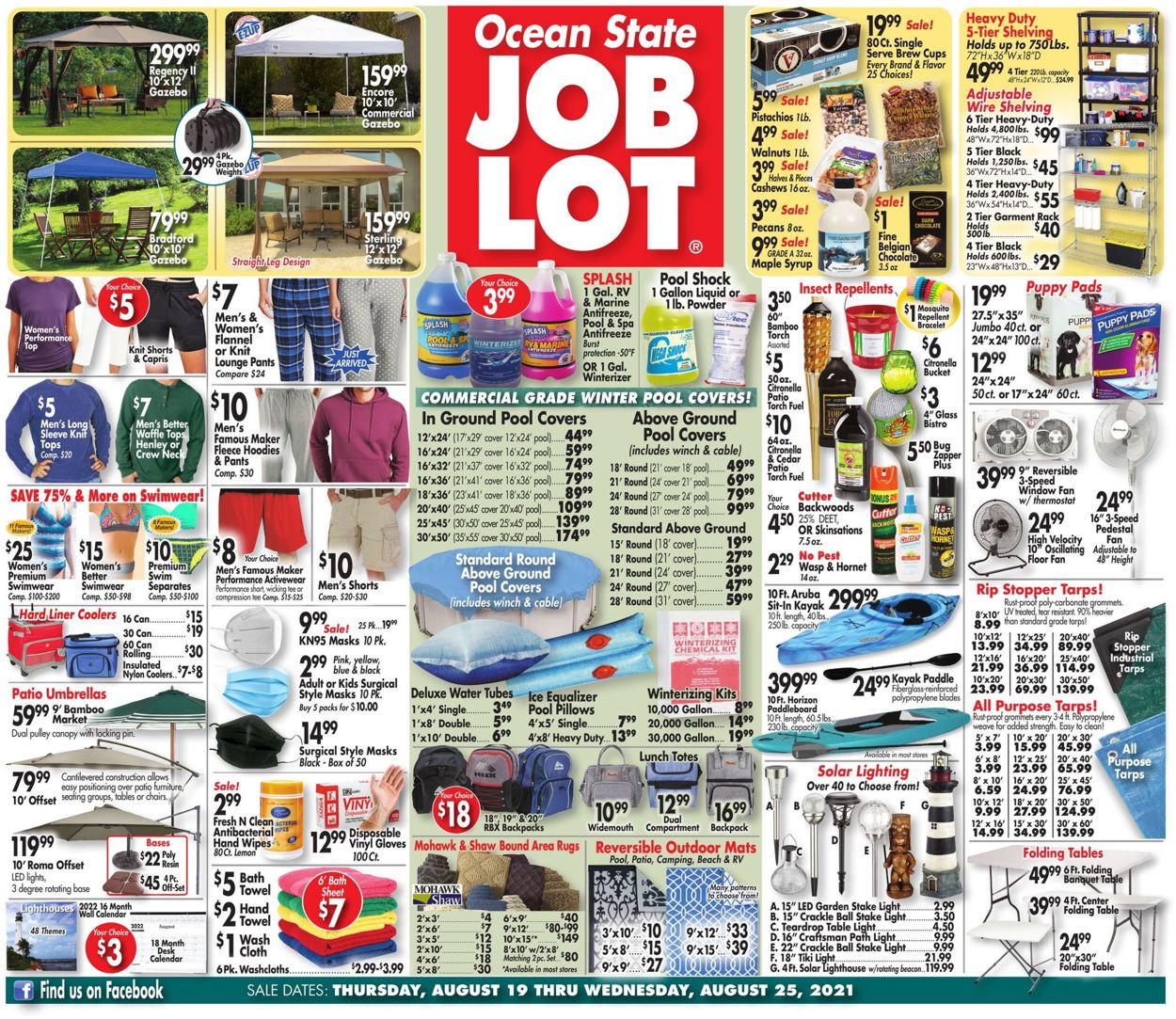 Catalogue Ocean State Job Lot from 08/19/2021