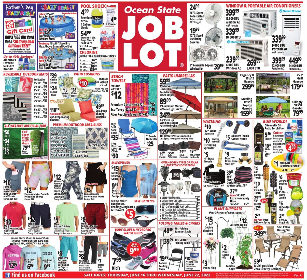 Catalogue Ocean State Job Lot from 06/16/2022