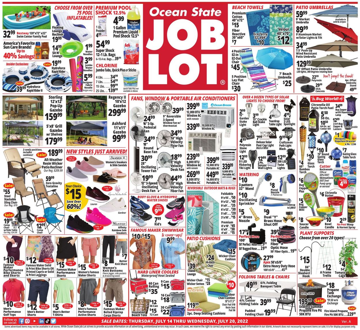 Catalogue Ocean State Job Lot from 07/14/2022