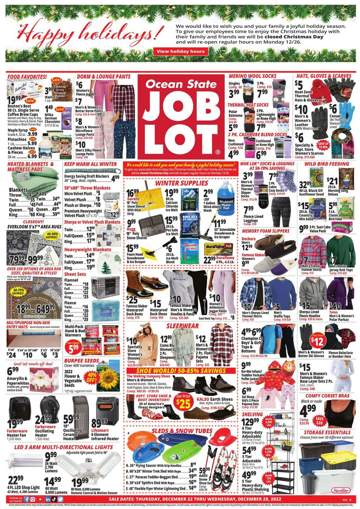 Catalogue Ocean State Job Lot from 12/22/2022