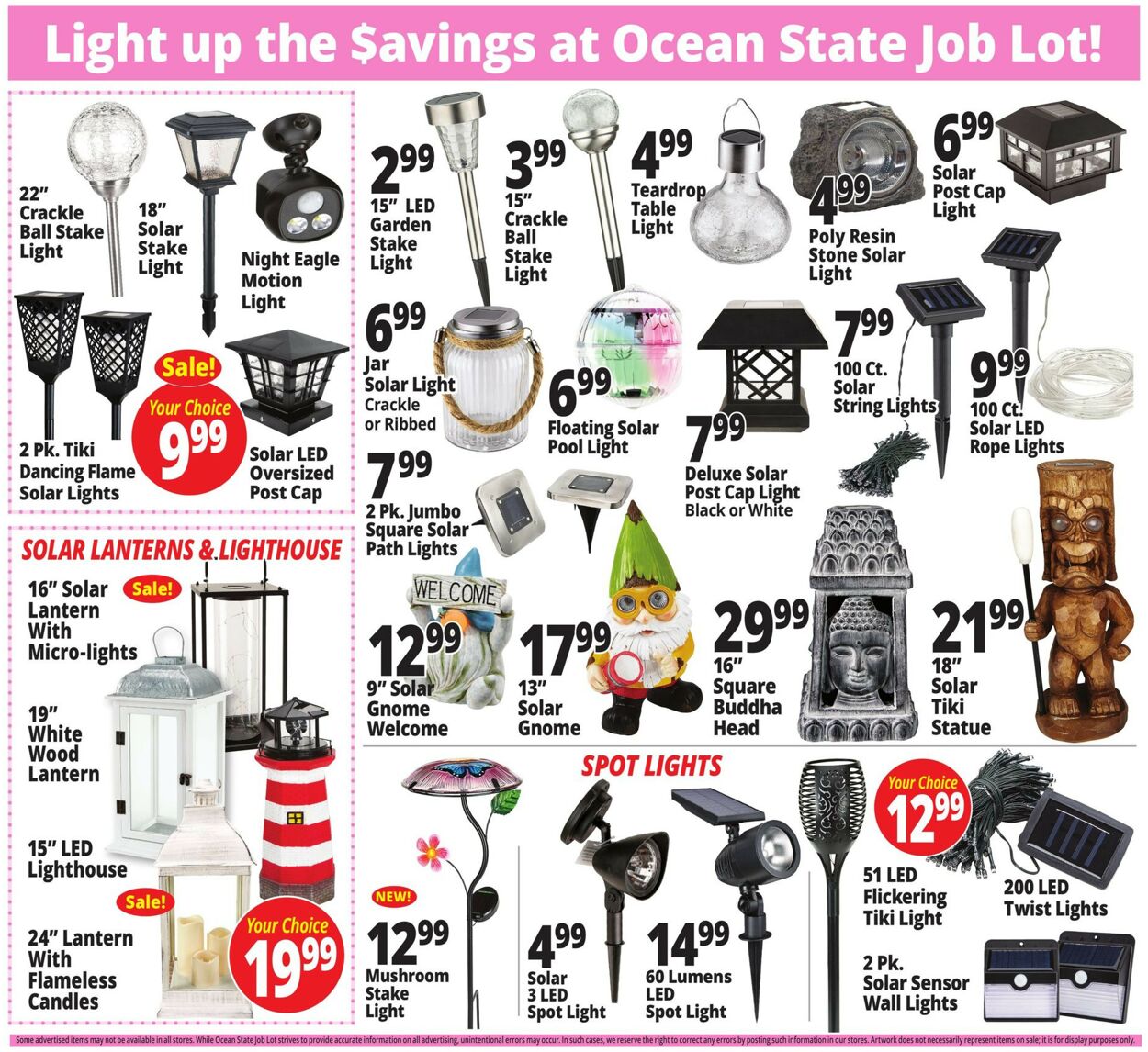 Catalogue Ocean State Job Lot from 04/27/2023