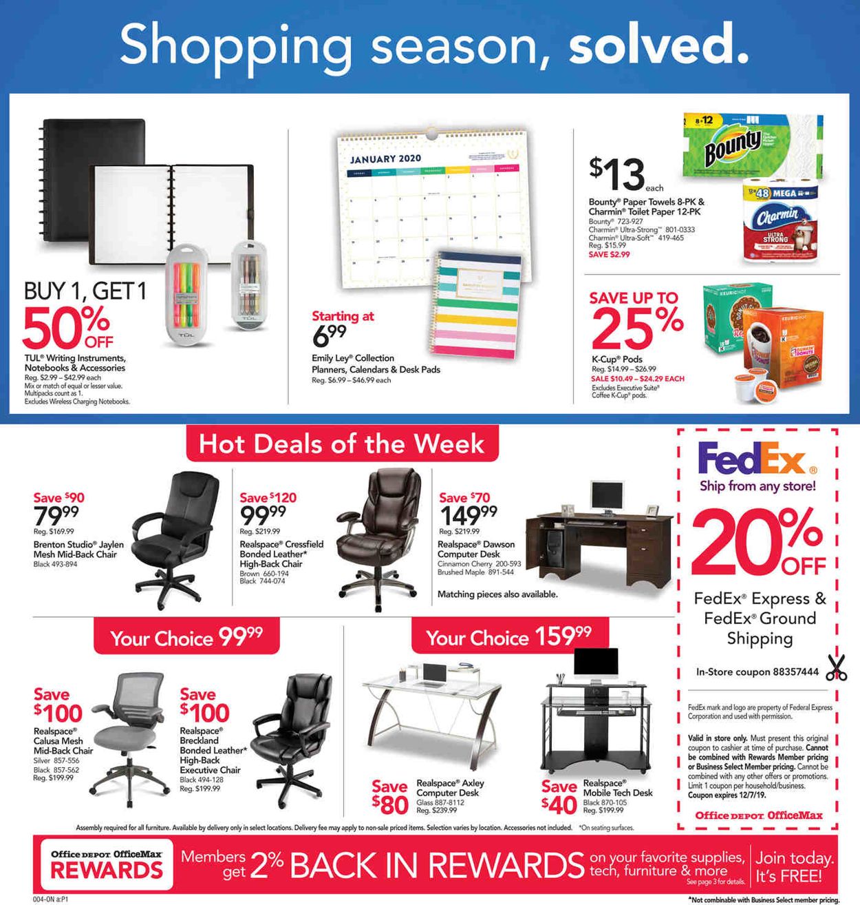 Office Depot Current Weekly Ad 11 10 11 16 2019 2 Frequent Ads Com