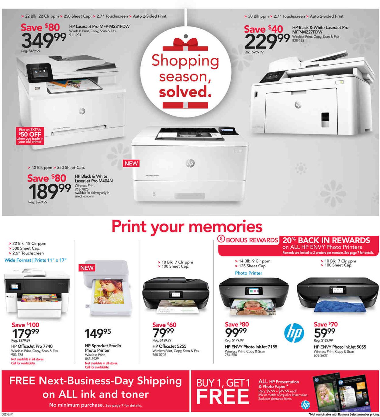 Catalogue Office DEPOT - Holiday Ad 2019 from 12/08/2019