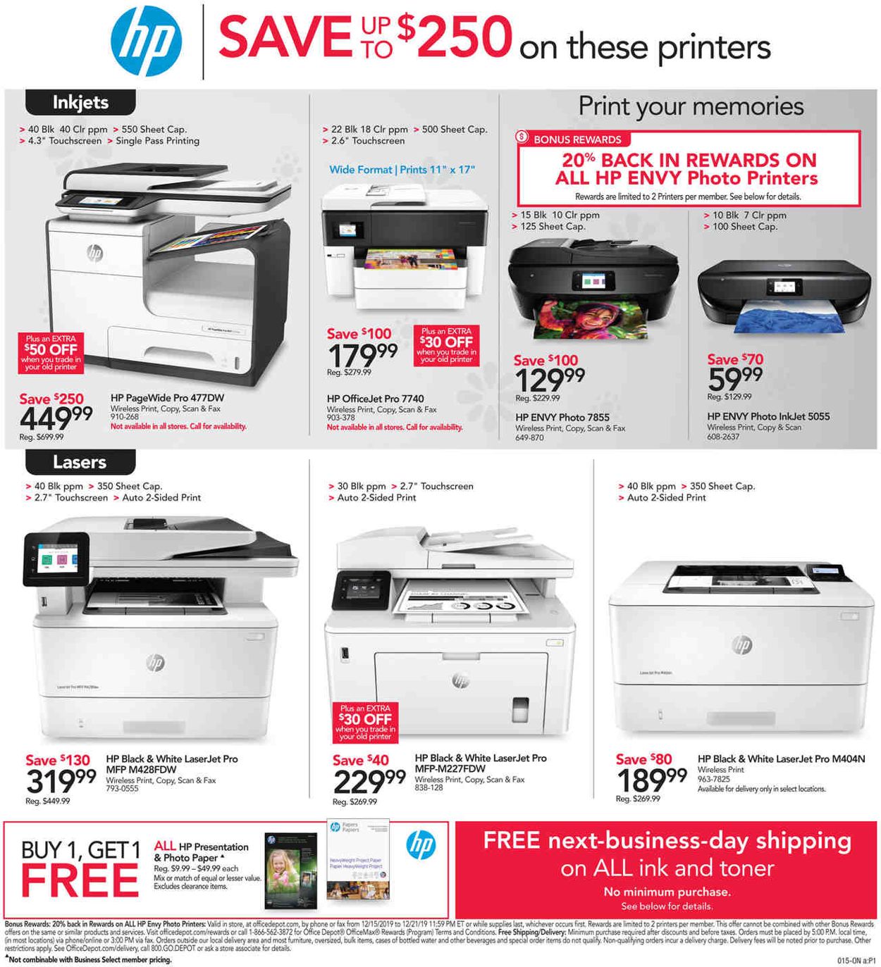 Catalogue Office DEPOT - Holiday Ad 2019 from 12/15/2019