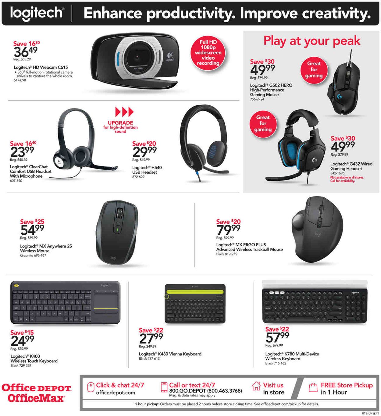 Catalogue Office DEPOT - Holiday Ad 2019 from 12/15/2019