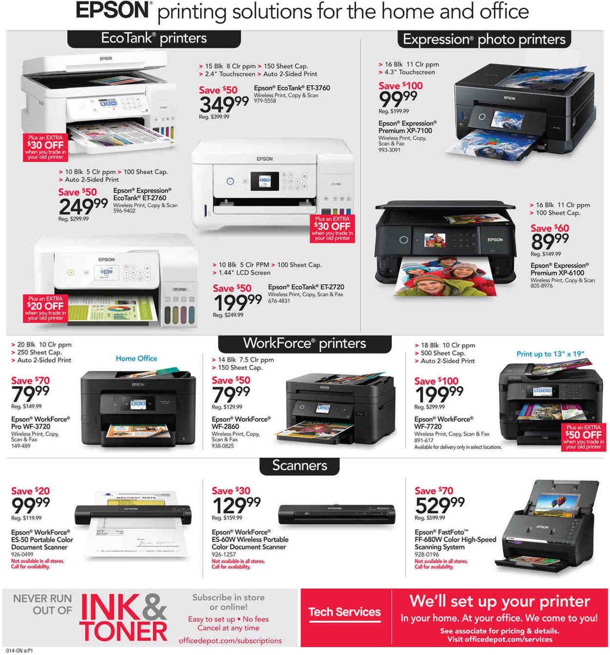 Catalogue Office DEPOT from 12/29/2019