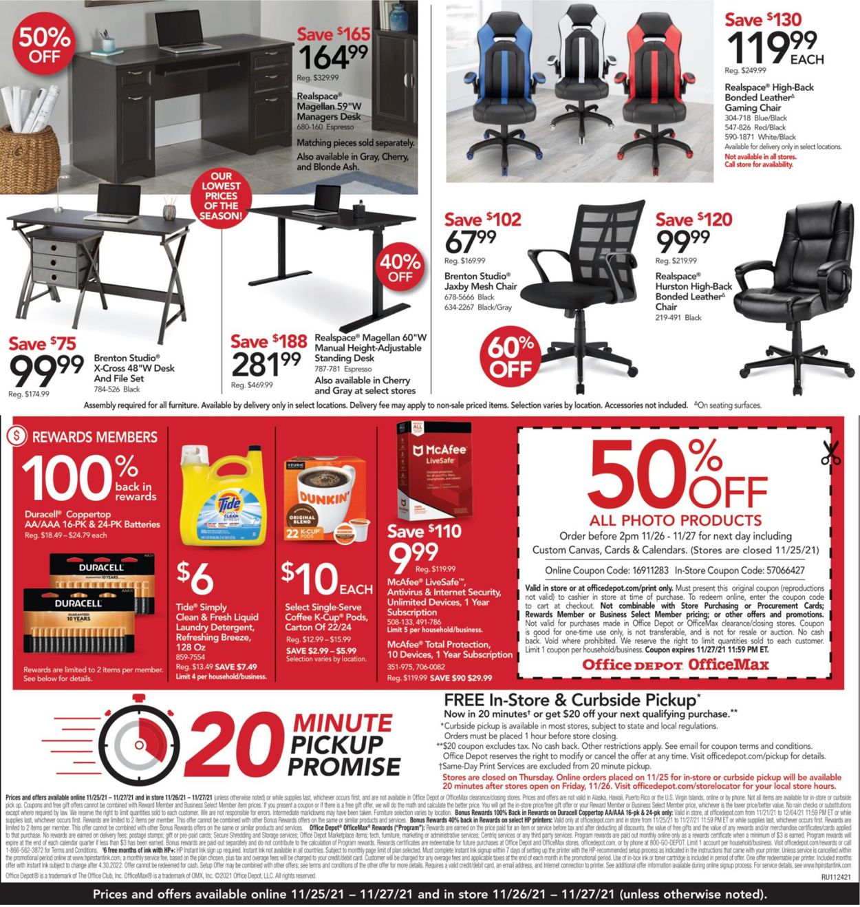 Catalogue Office DEPOT BLACK FRIDAY 2021 from 11/25/2021