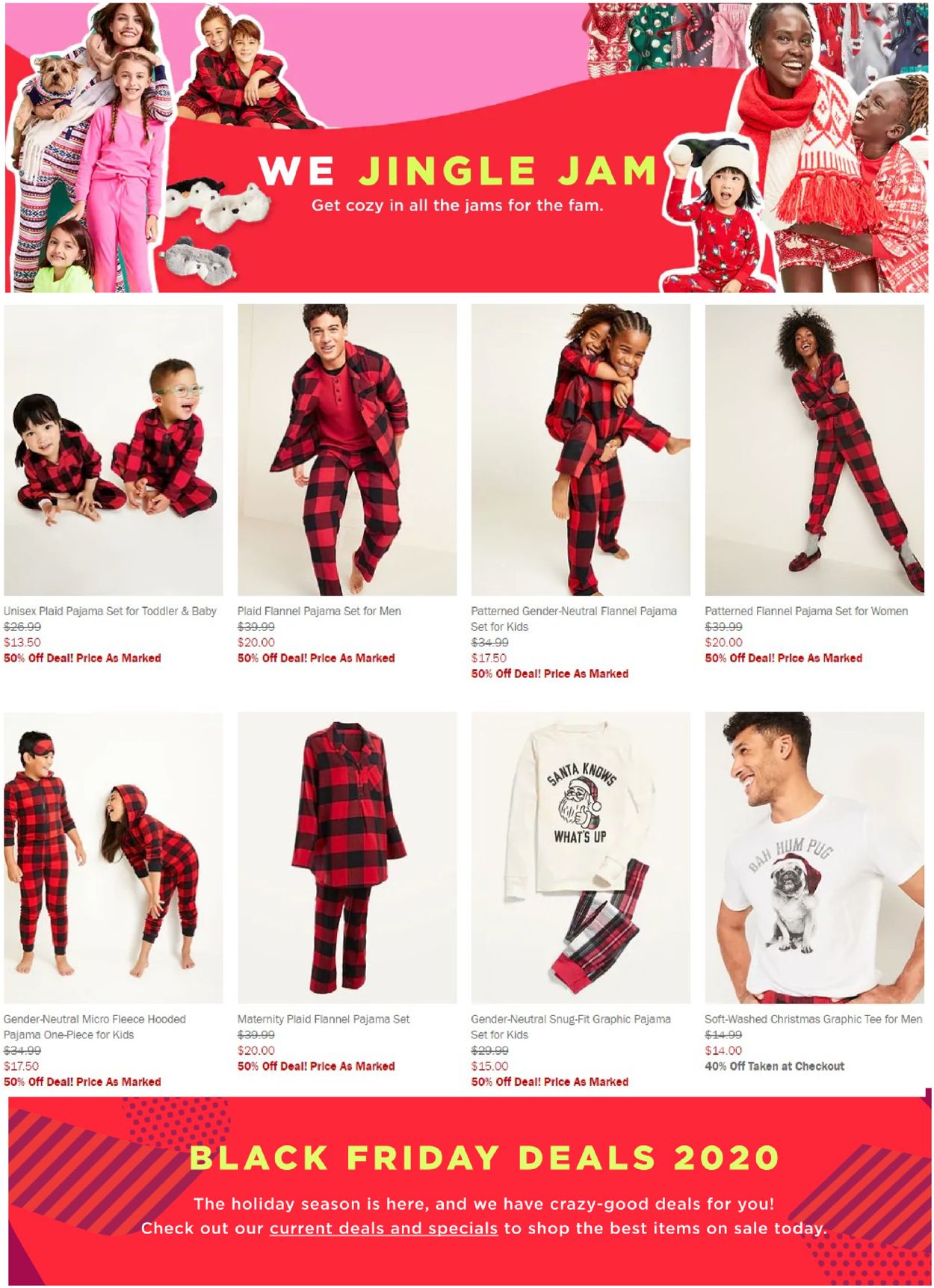 Catalogue Old Navy Black Friday ad 2020 from 11/19/2020