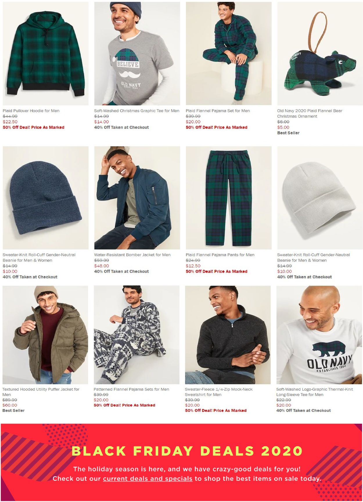 Catalogue Old Navy Black Friday ad 2020 from 11/19/2020