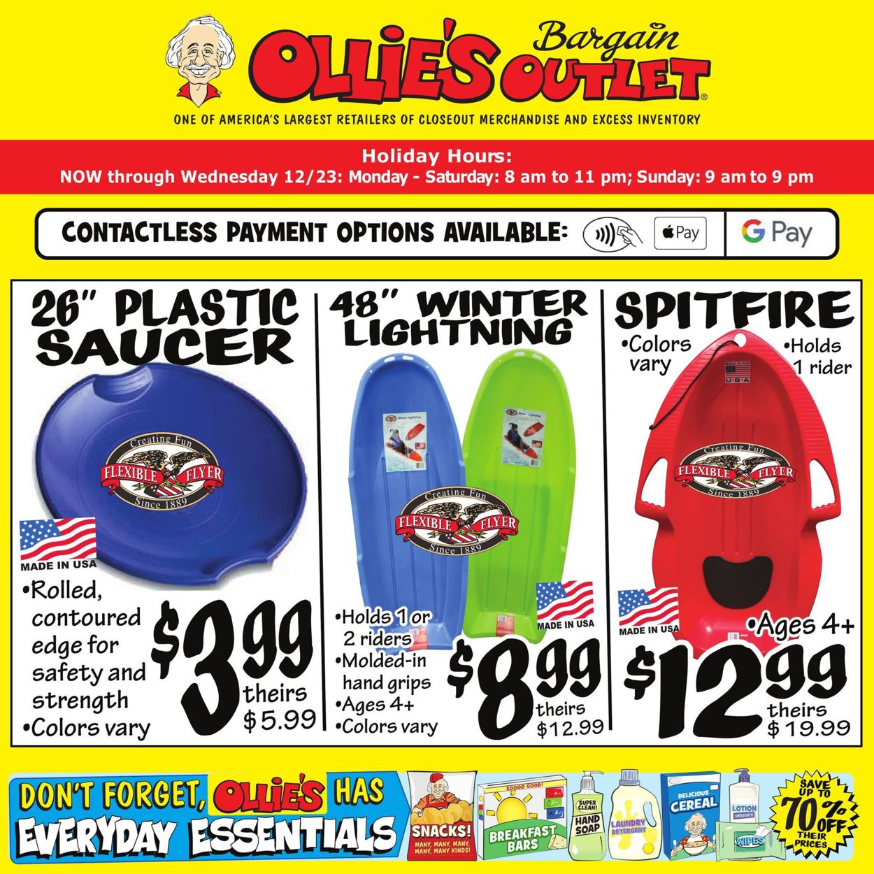 Catalogue Ollie's from 12/16/2020