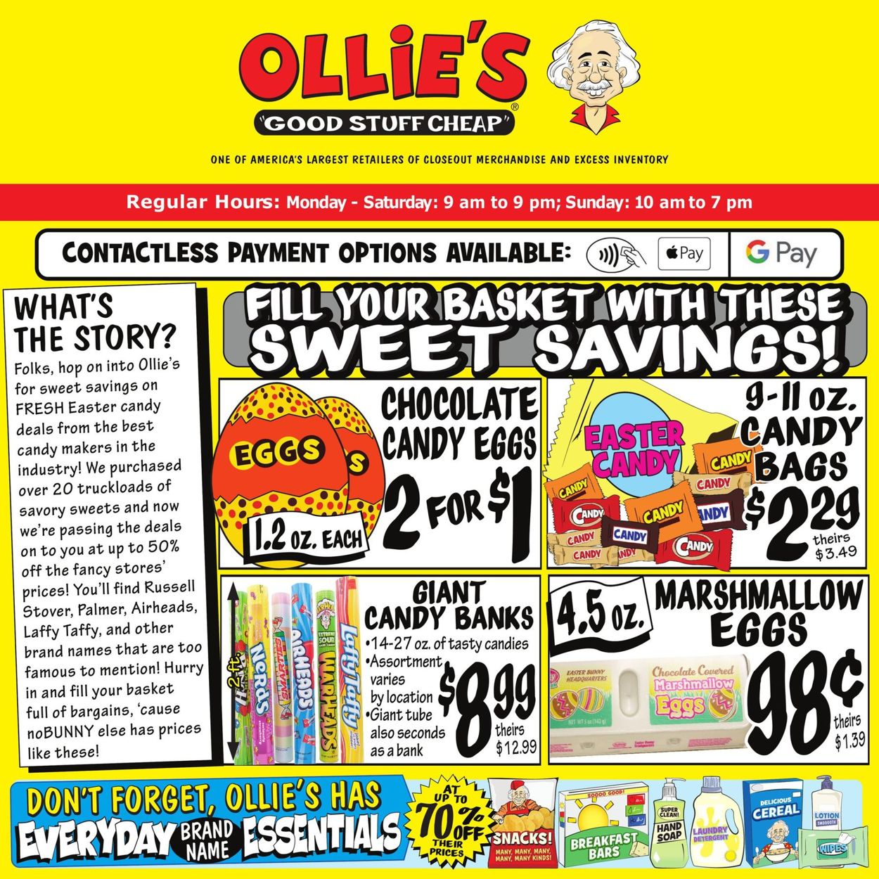 Catalogue Ollie's - Easter 2021 from 03/23/2021