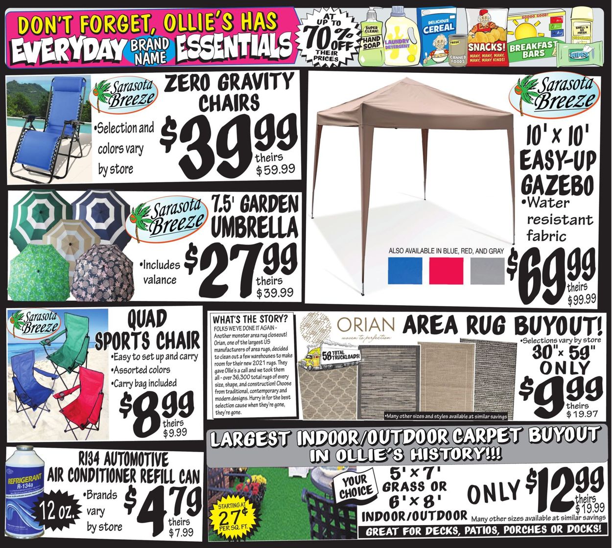 Ollie S Cur Weekly Ad 04 14 21, Ollies Outdoor Tables