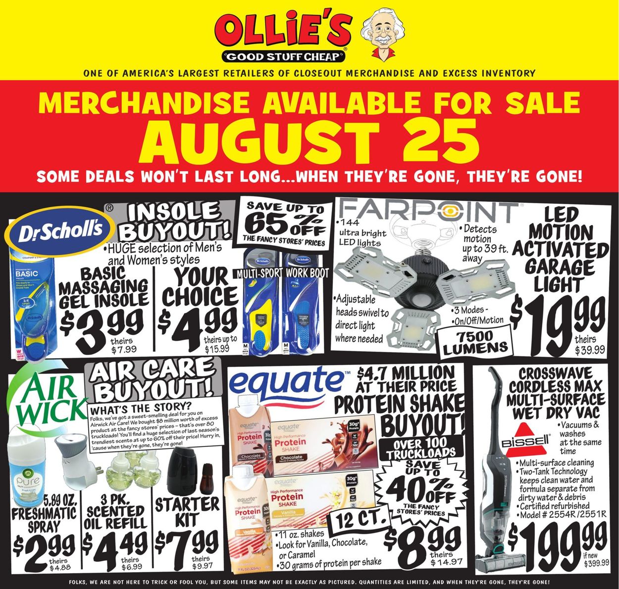 Catalogue Ollie's from 08/25/2021