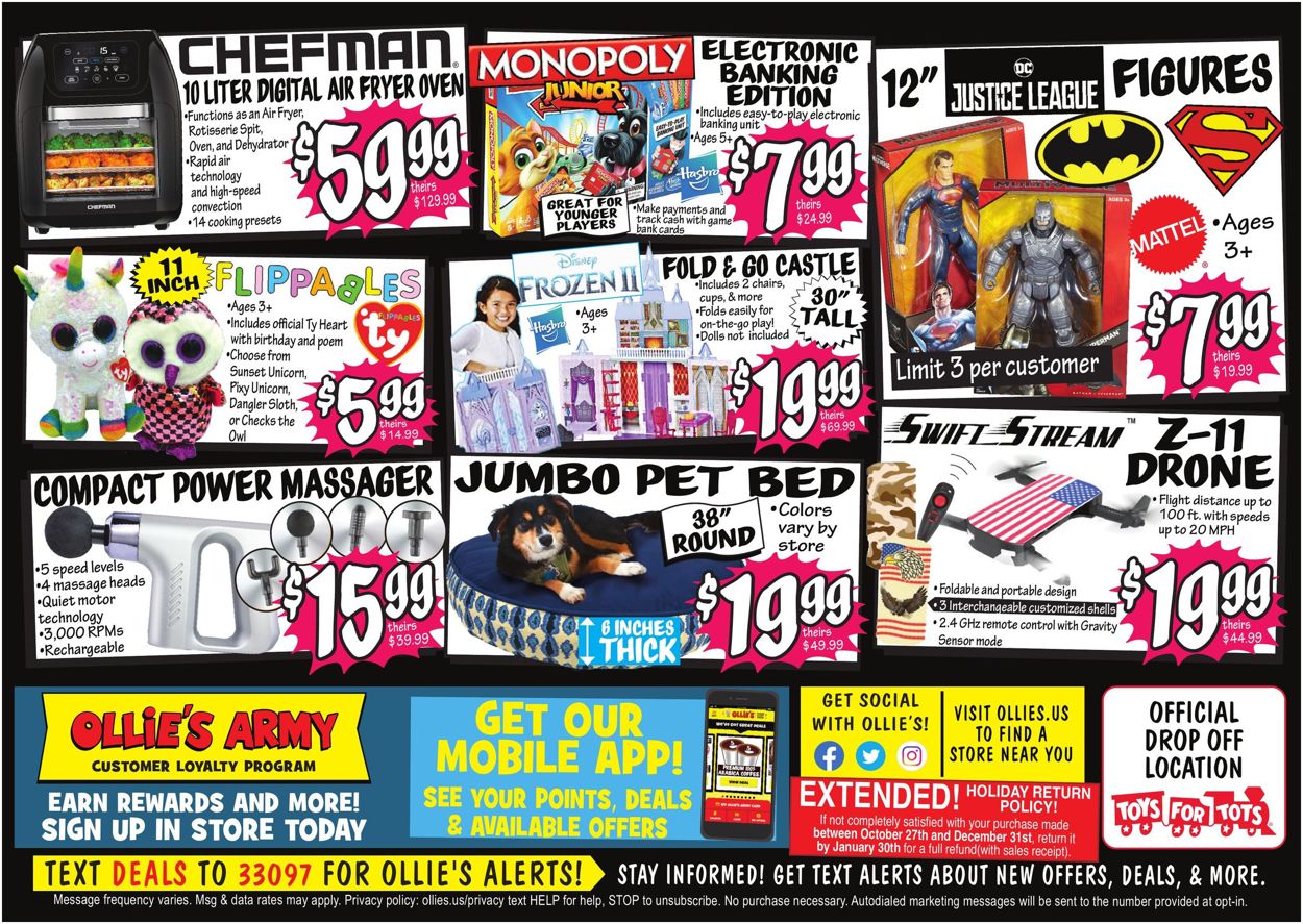 Catalogue Ollie's BLACK FRIDAY WEEK 2021 from 11/23/2021