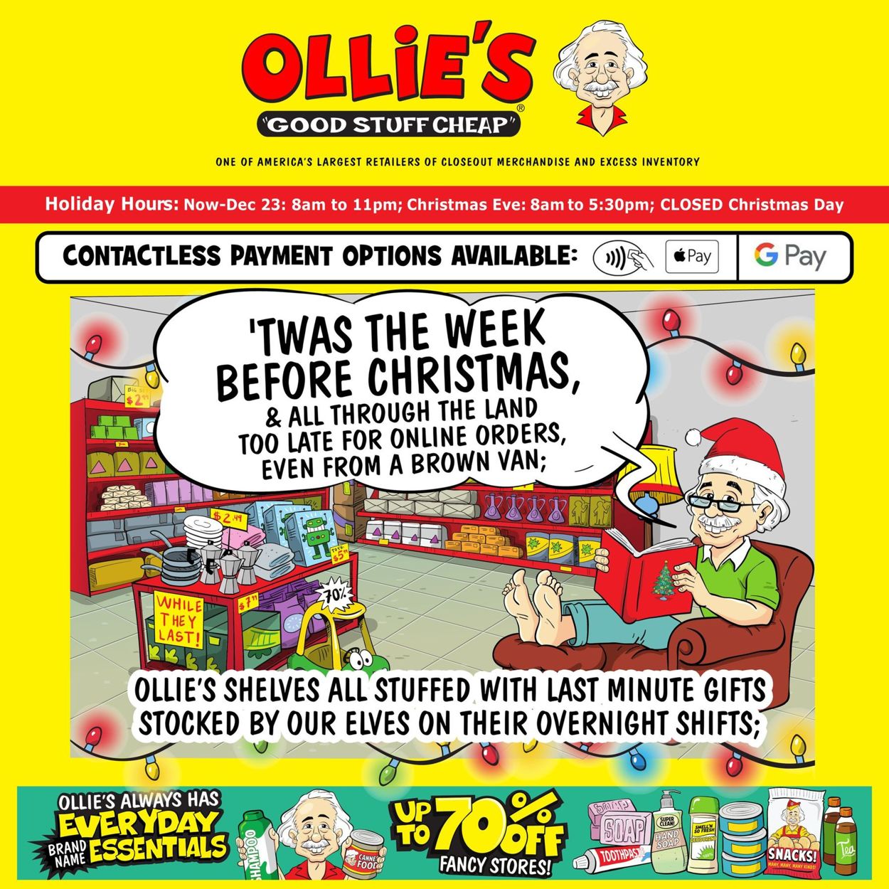 Catalogue Ollie's HOLIDAY 2021 from 12/21/2021