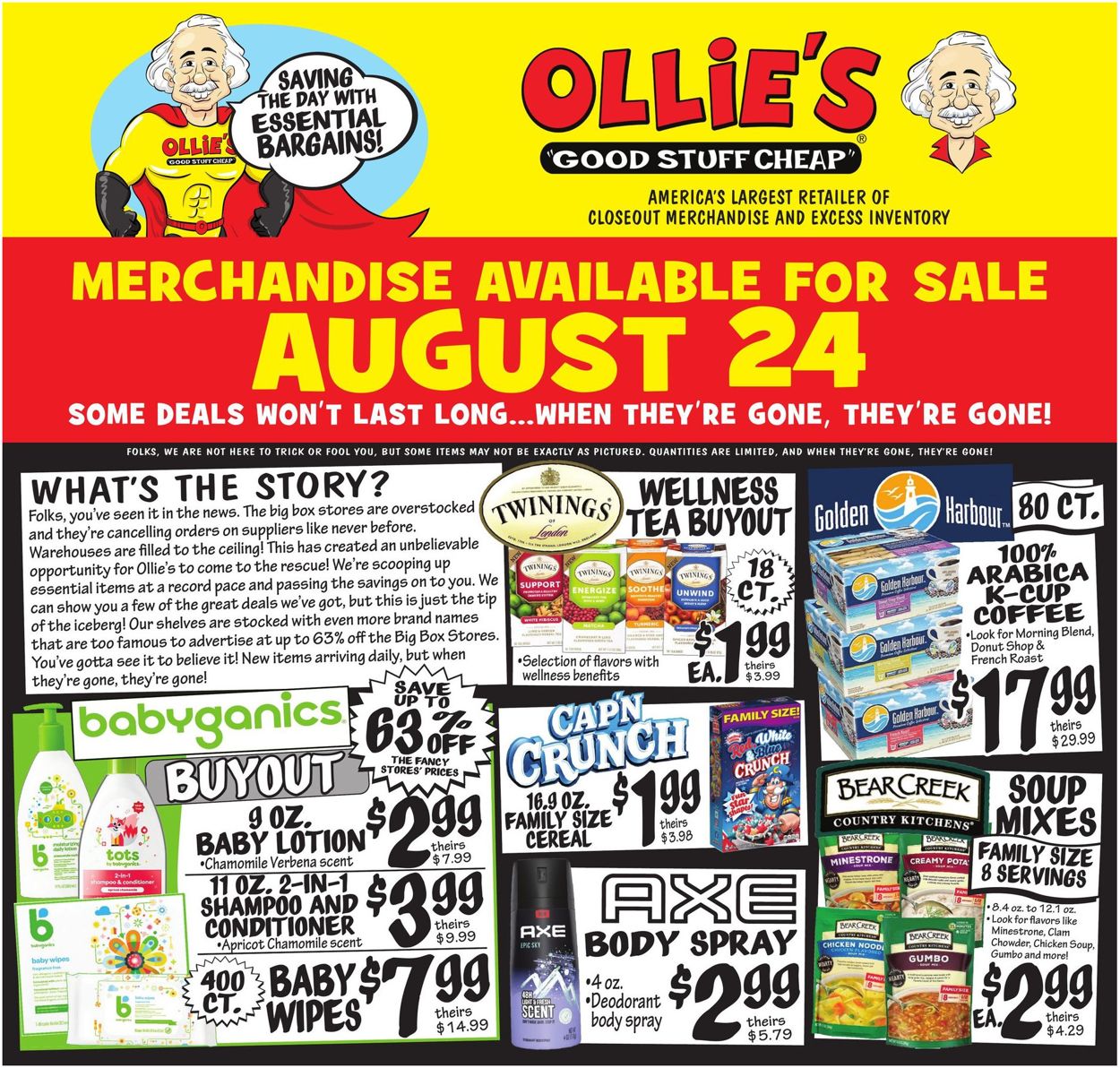 Catalogue Ollie's from 08/24/2022