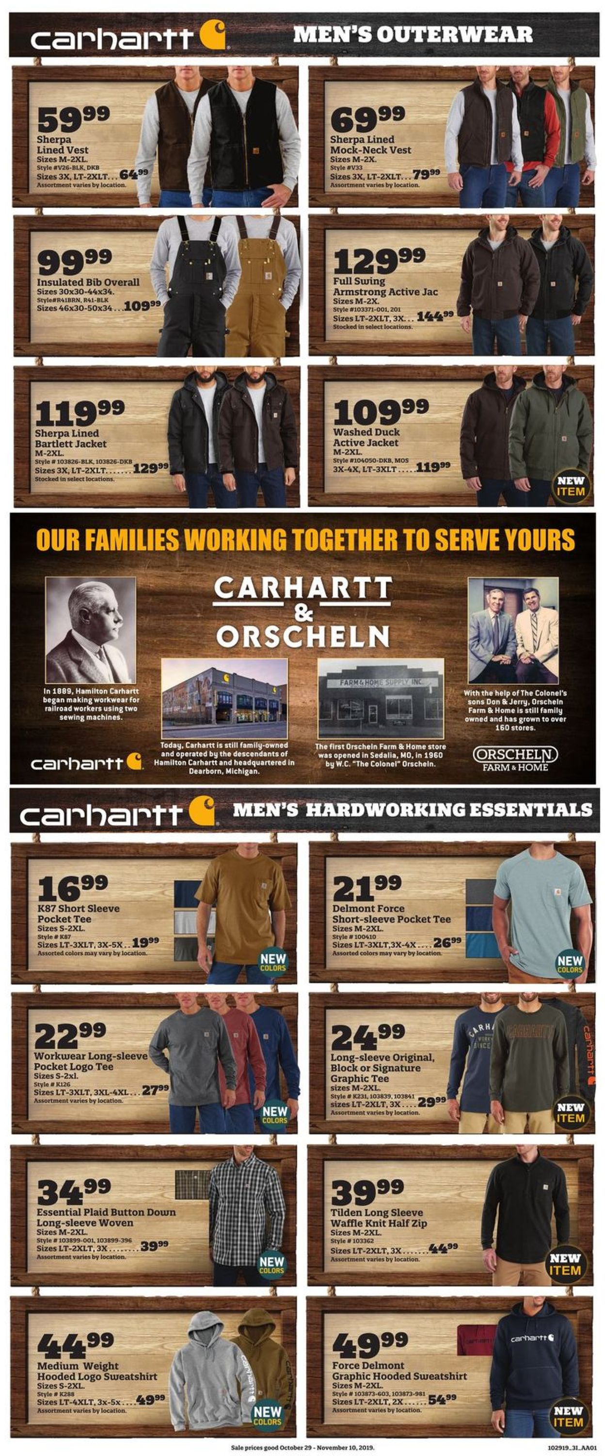 Catalogue Orscheln Farm and Home from 10/29/2019