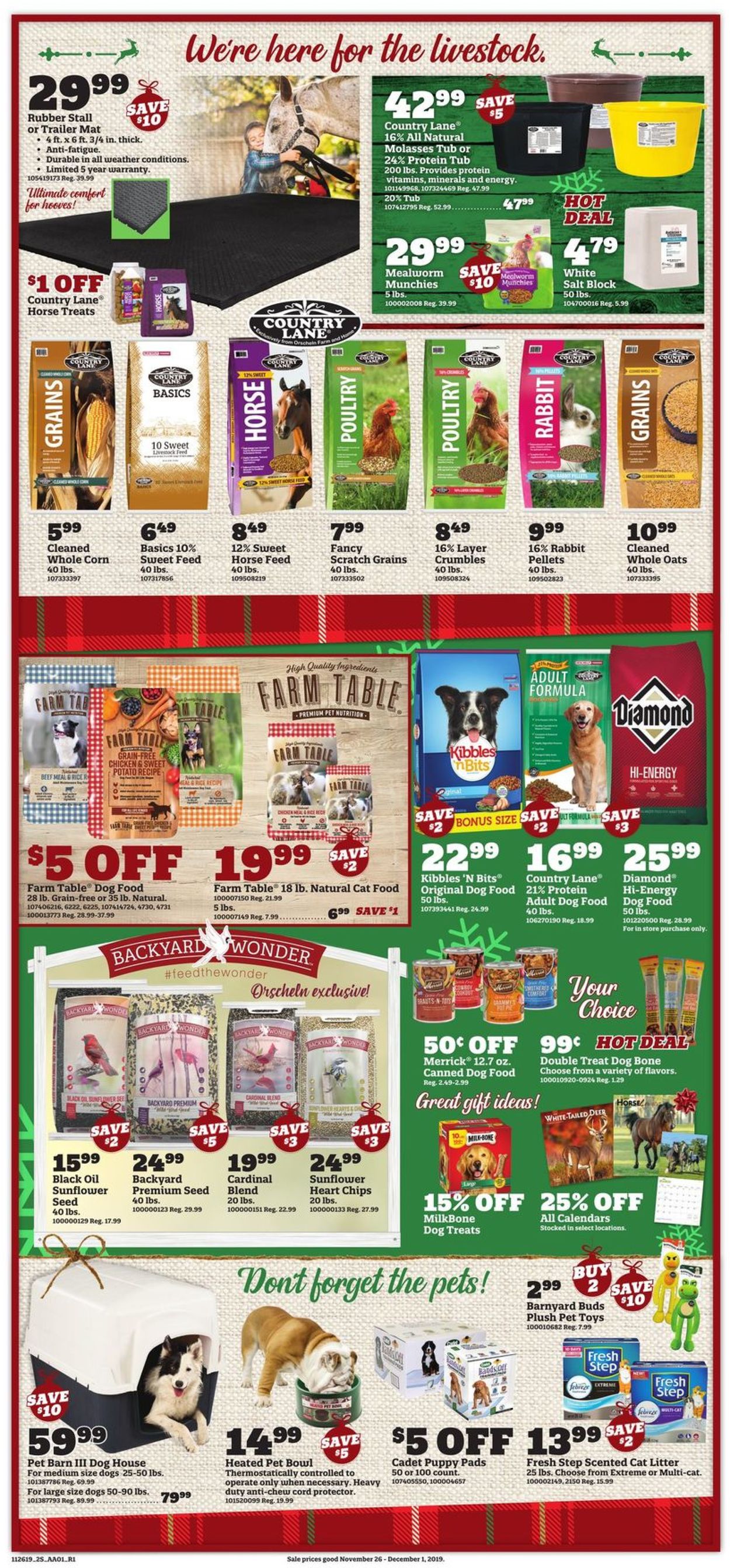 Catalogue Orscheln Farm and Home - Black Friday Ad 2019 from 11/26/2019