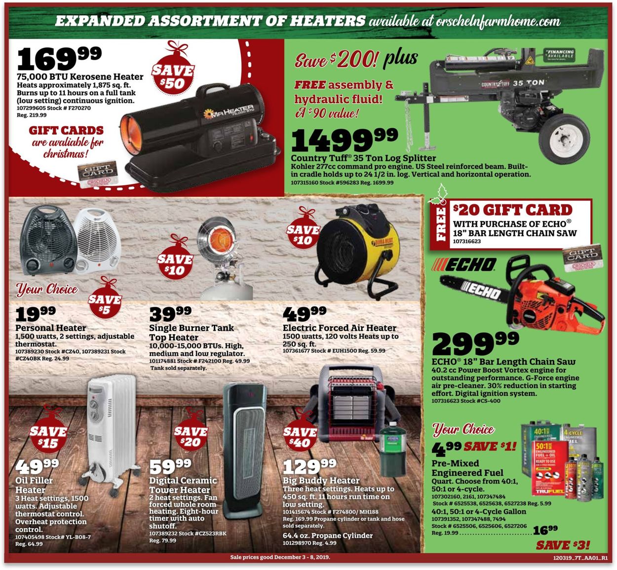 Catalogue Orscheln Farm and Home - Christmas Ad 2019 from 12/03/2019