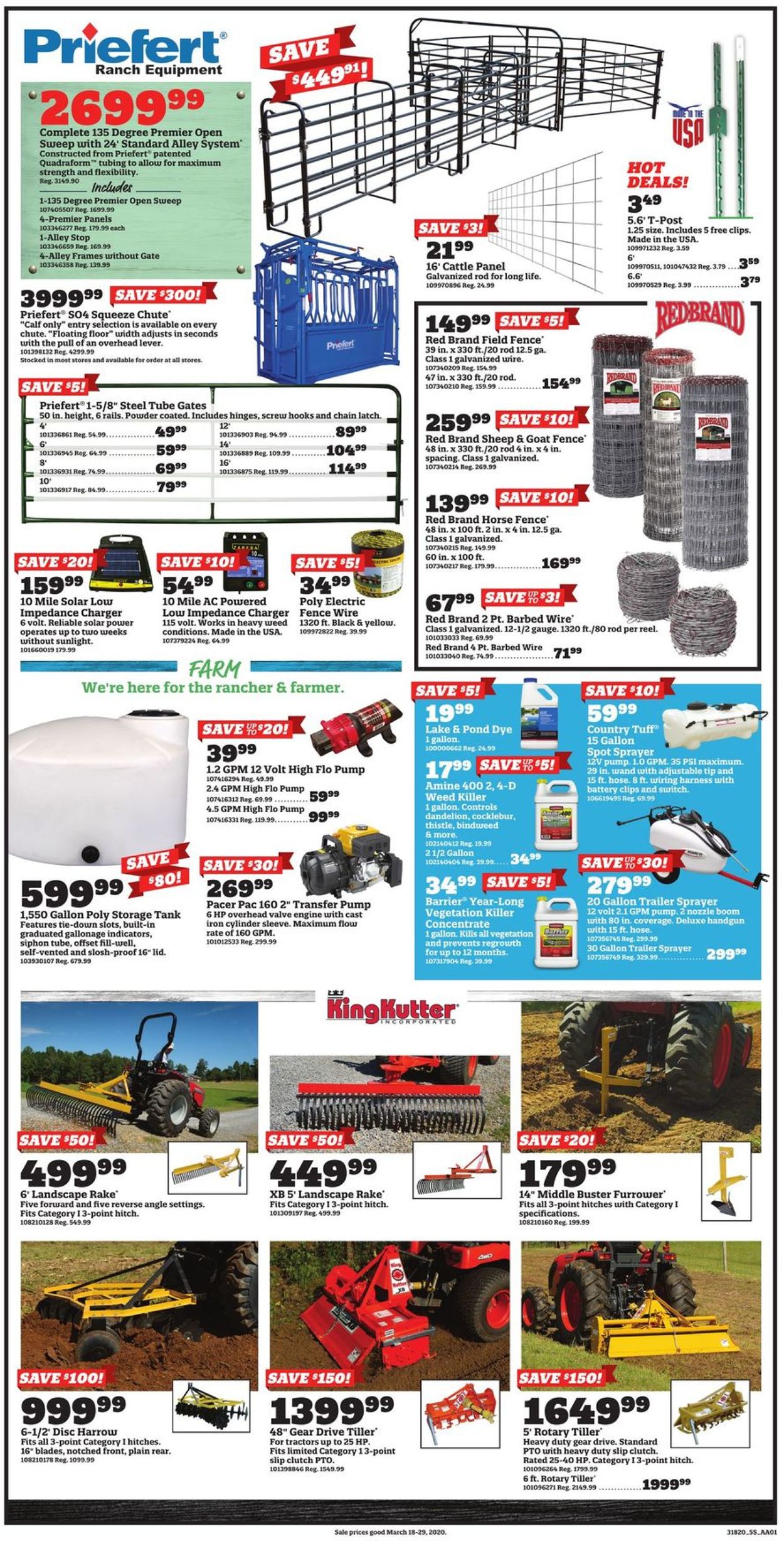 Catalogue Orscheln Farm and Home from 03/18/2020