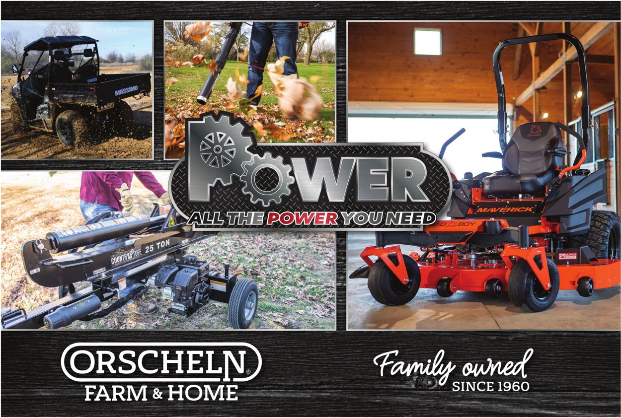 Catalogue Orscheln Farm and Home Power Equipment 2021       from 02/03/2021