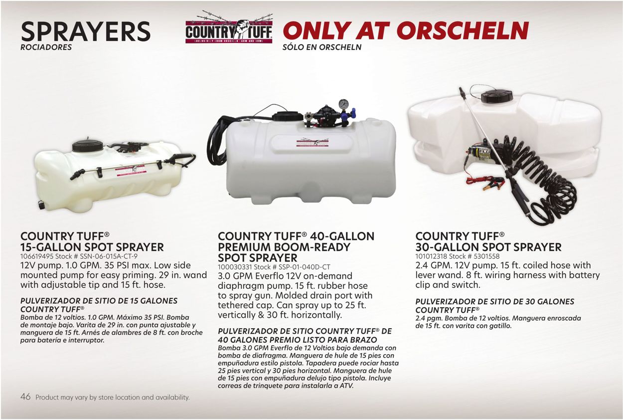 Catalogue Orscheln Farm and Home Power Equipment 2021       from 02/03/2021