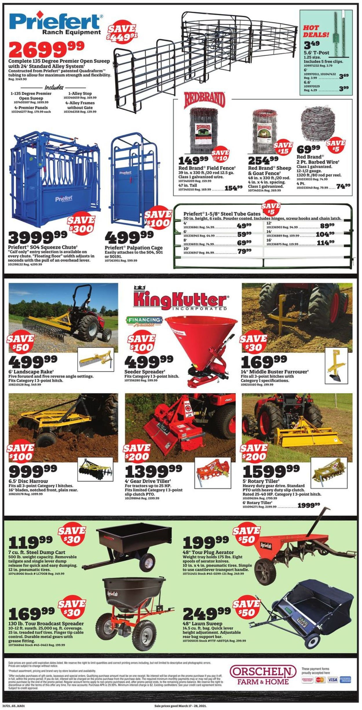Catalogue Orscheln Farm and Home from 03/17/2021