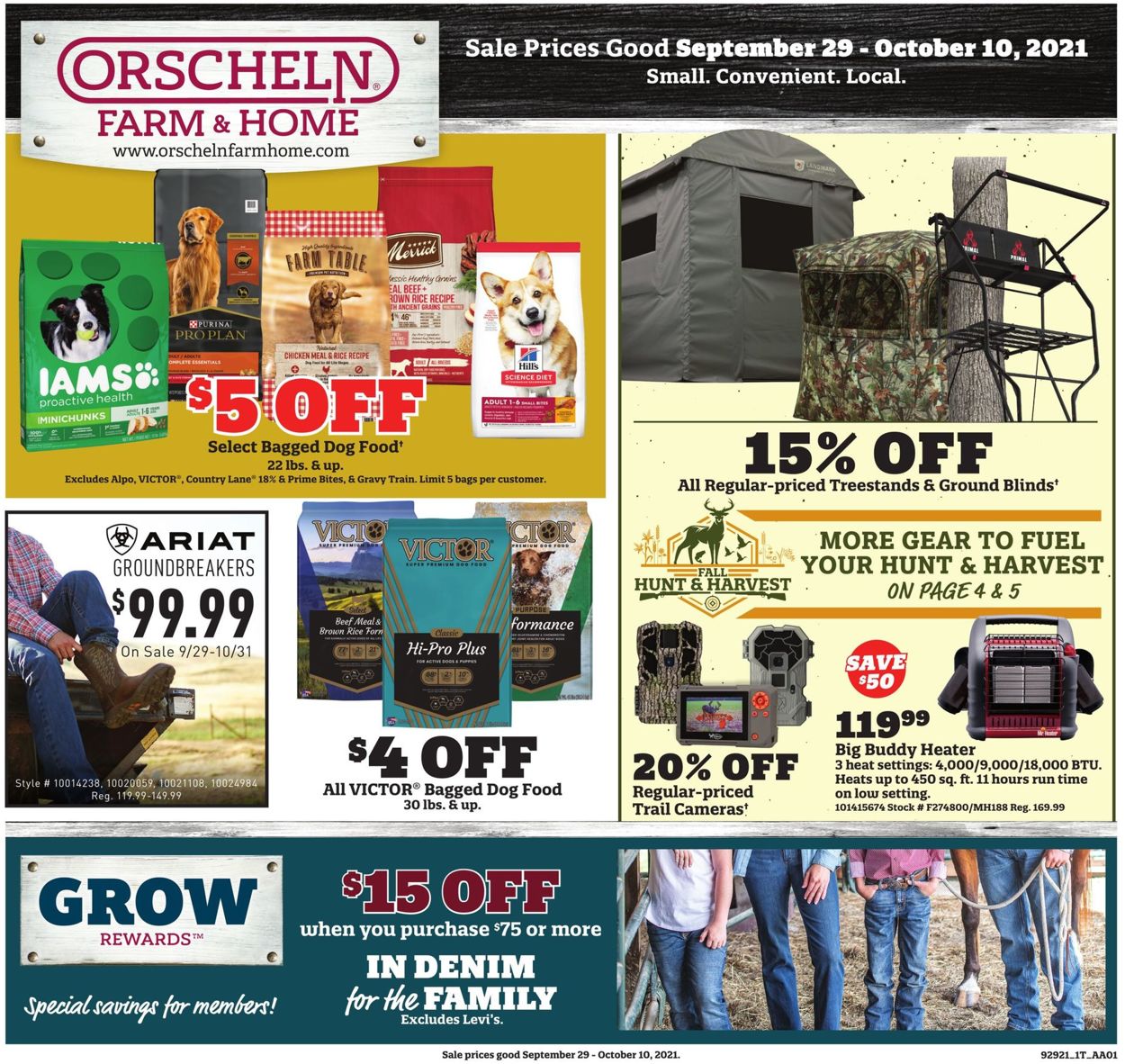 Catalogue Orscheln Farm and Home from 09/29/2021