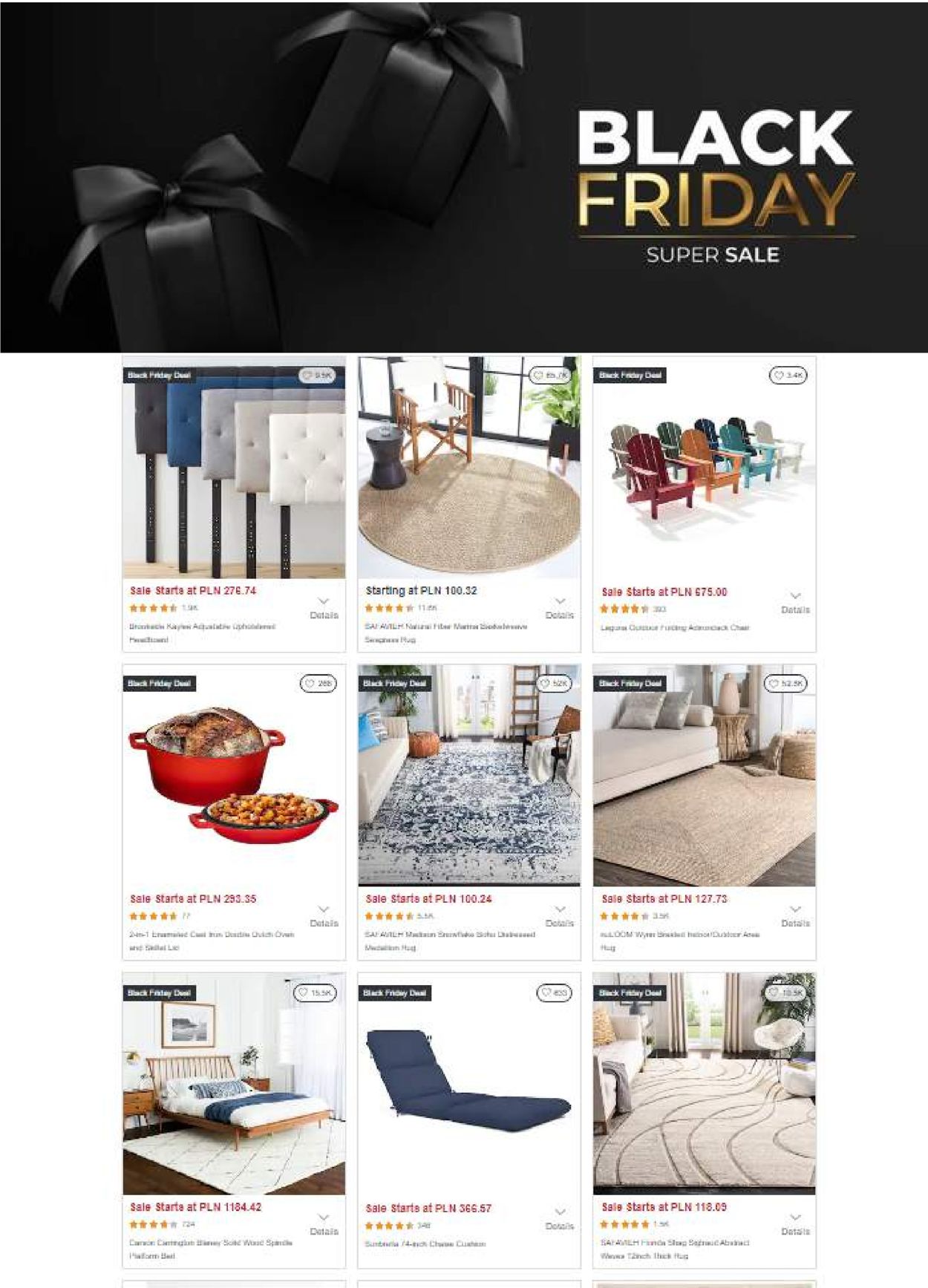 Catalogue Overstock BLACK FRIDAY AD 2021 from 11/16/2021