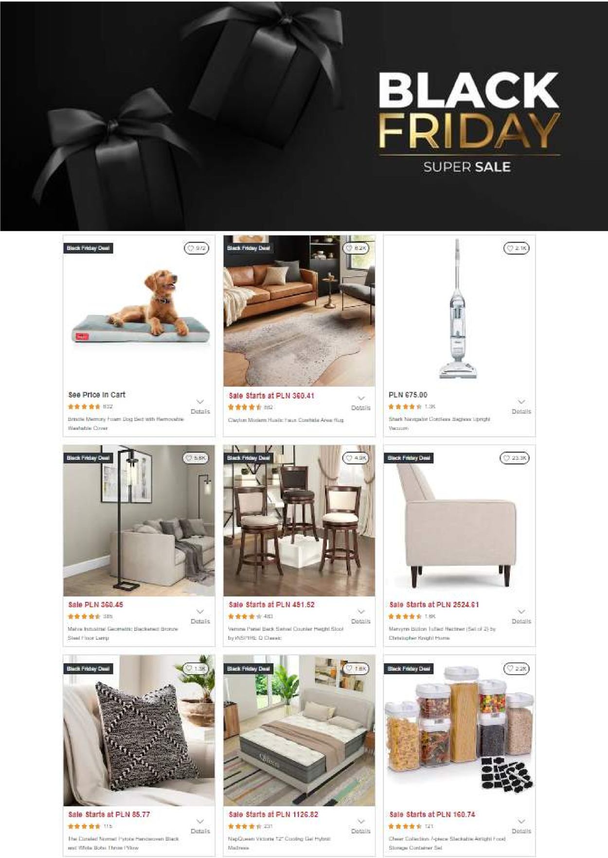 Catalogue Overstock BLACK FRIDAY AD 2021 from 11/16/2021