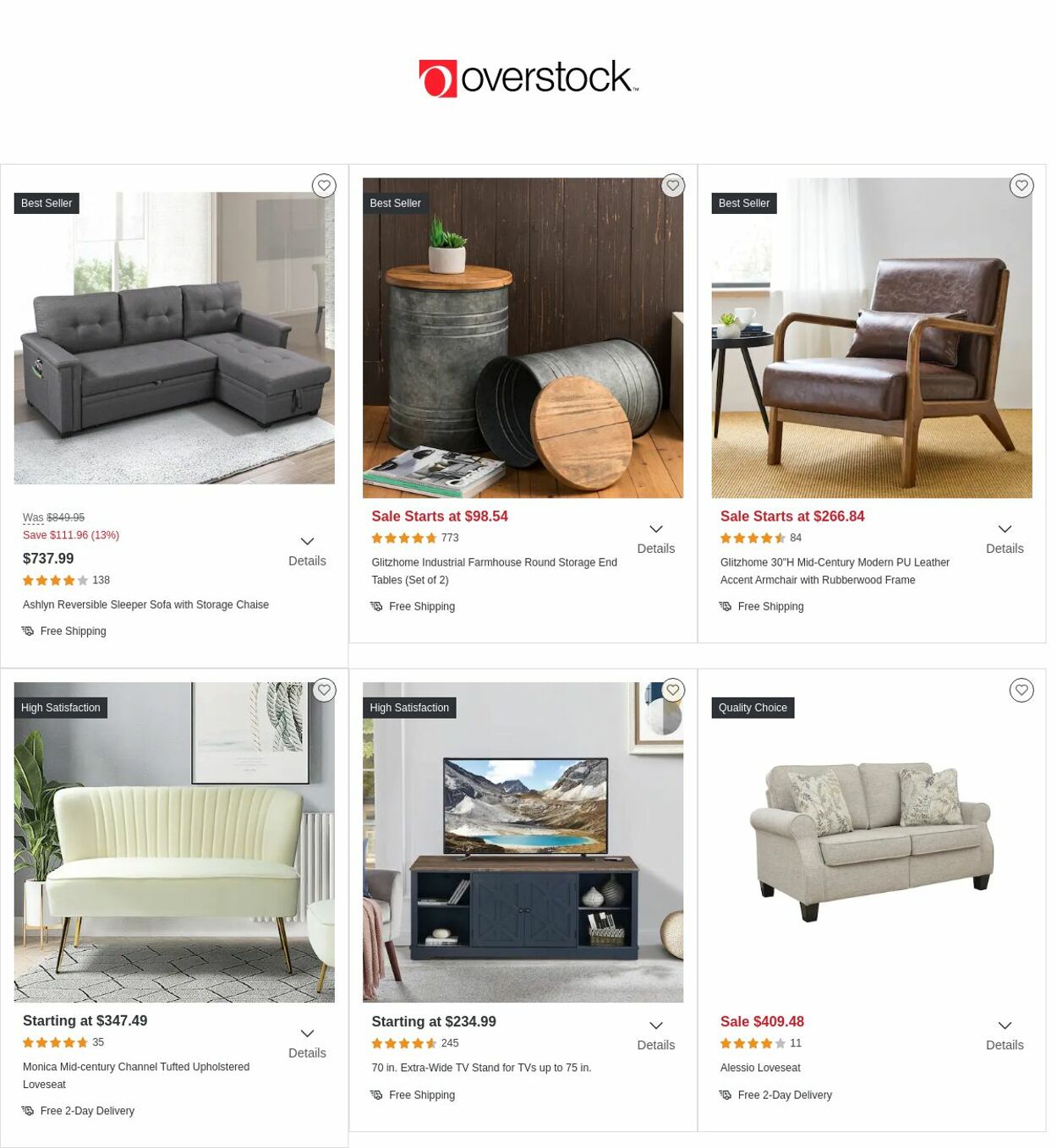 Catalogue Overstock from 09/29/2022