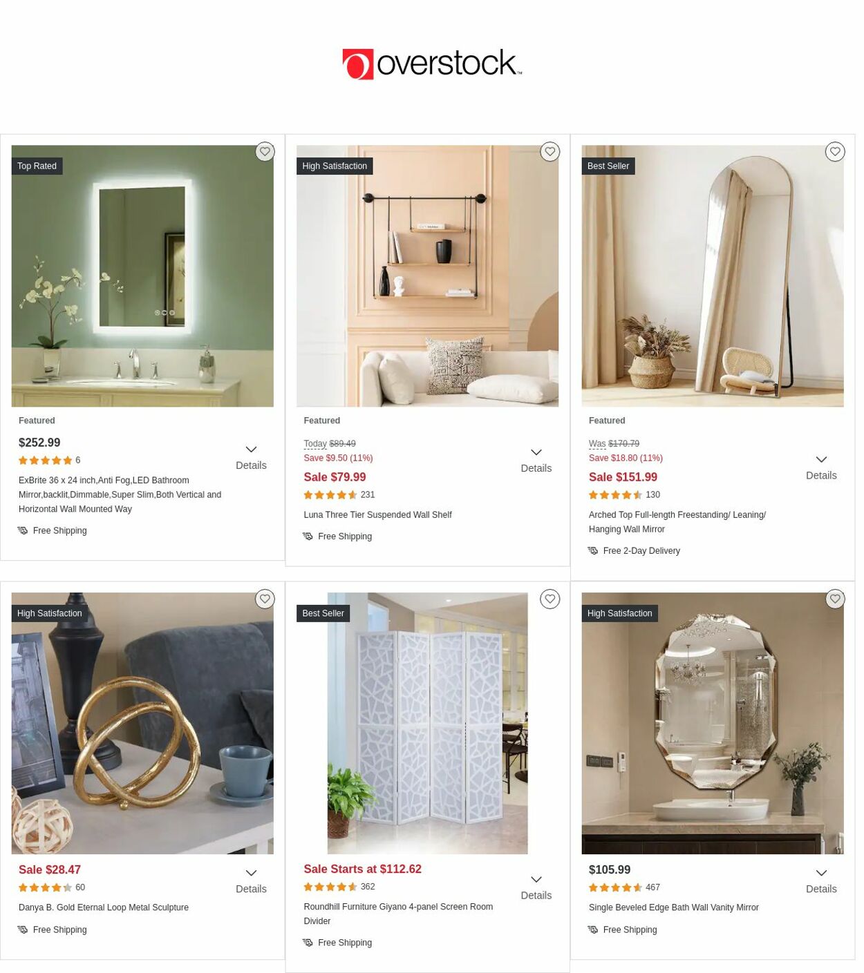 Catalogue Overstock from 09/29/2022