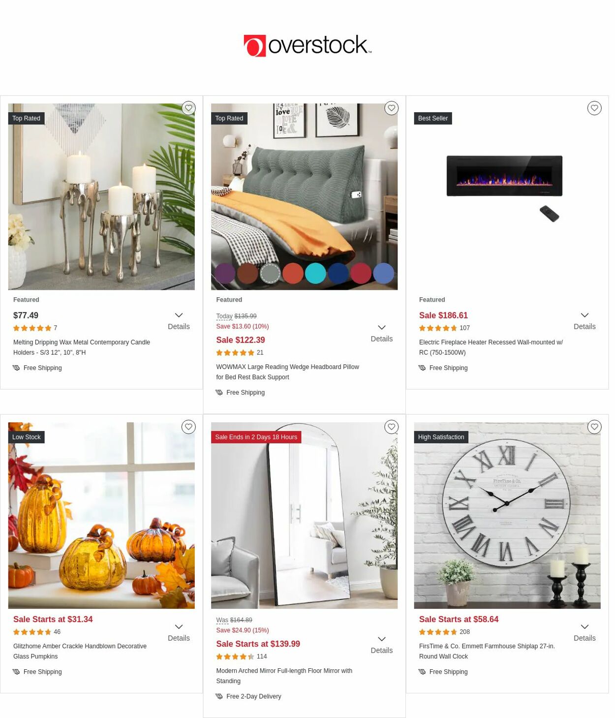 Catalogue Overstock from 09/29/2022