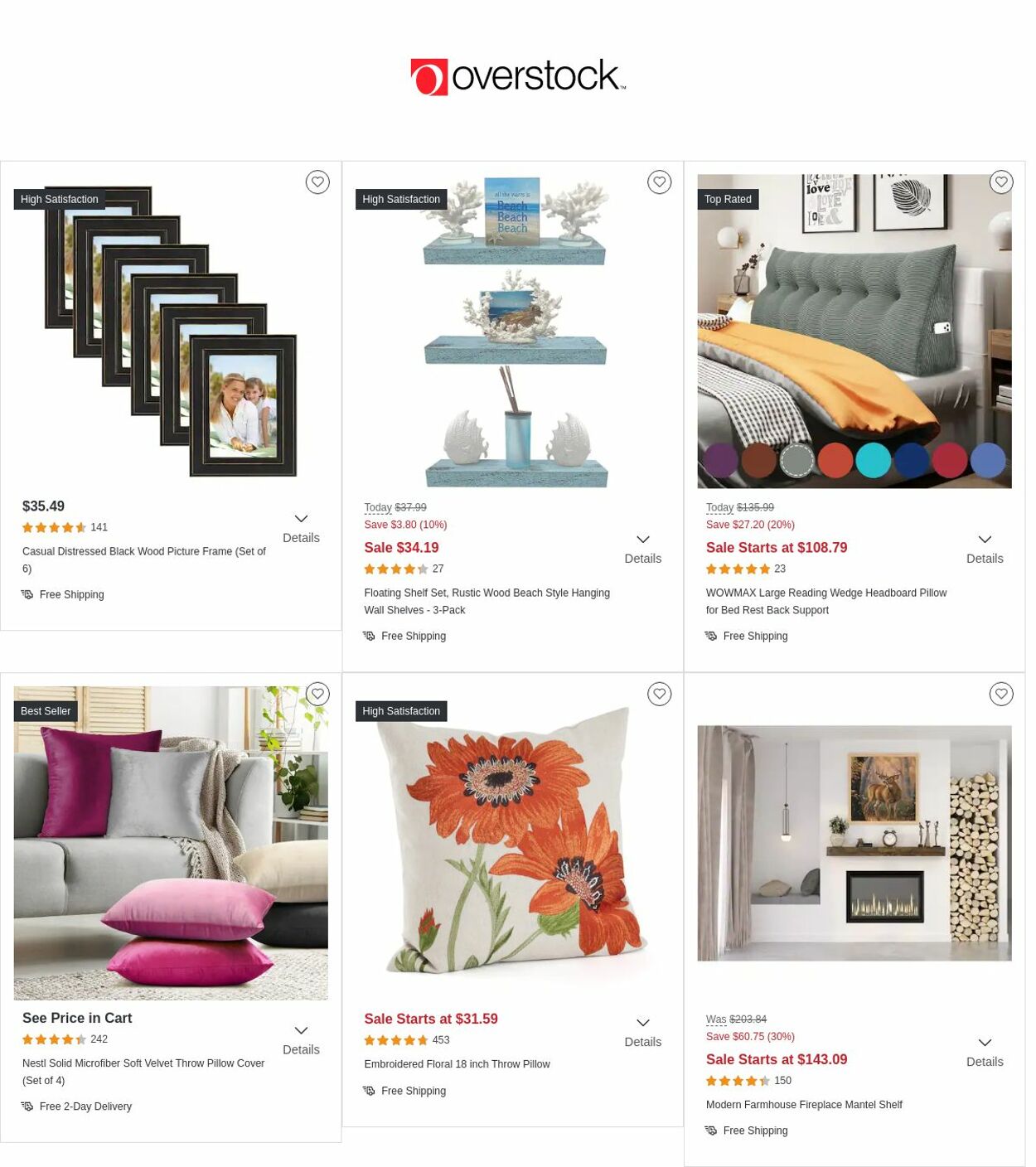 Catalogue Overstock from 10/06/2022