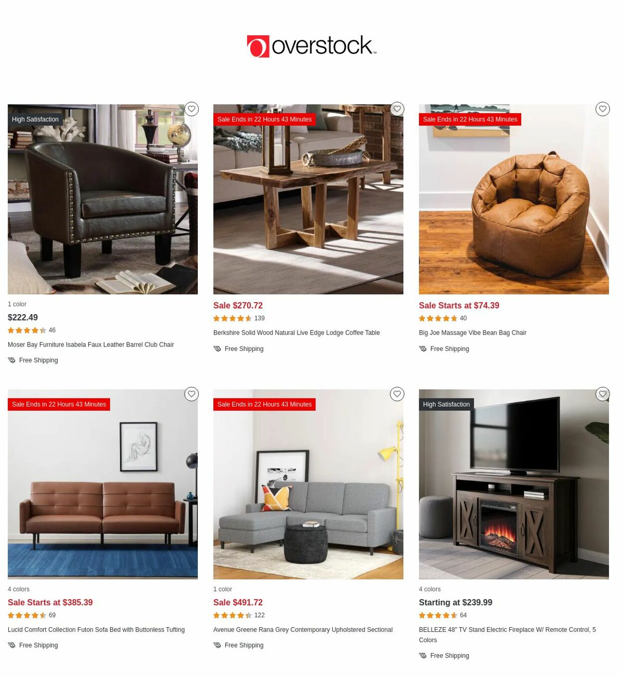 Catalogue Overstock from 10/13/2022