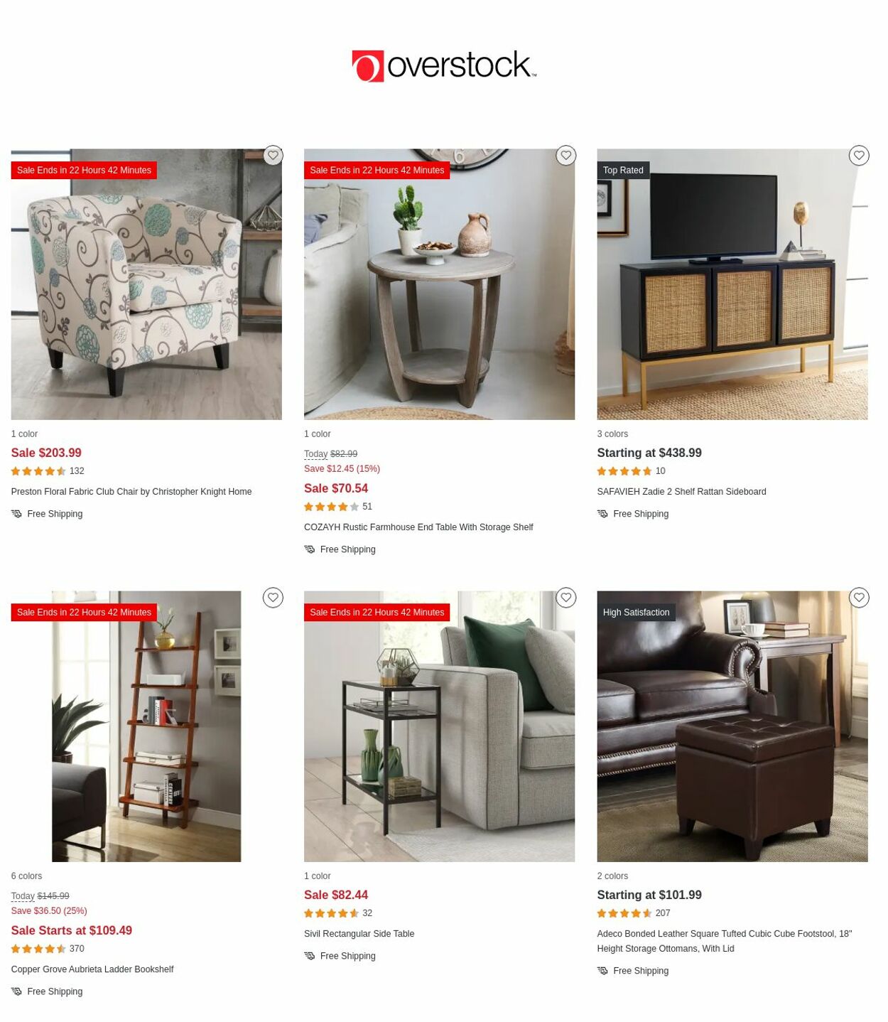 Catalogue Overstock from 10/13/2022