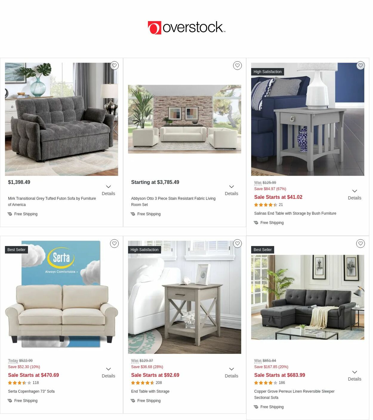 Catalogue Overstock from 10/20/2022