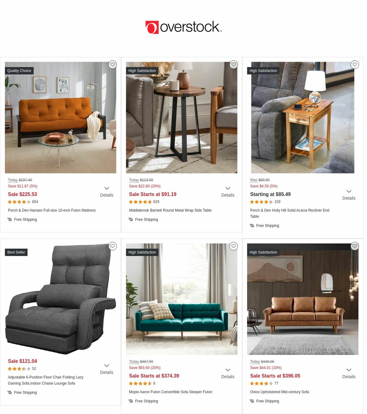 Catalogue Overstock from 10/20/2022