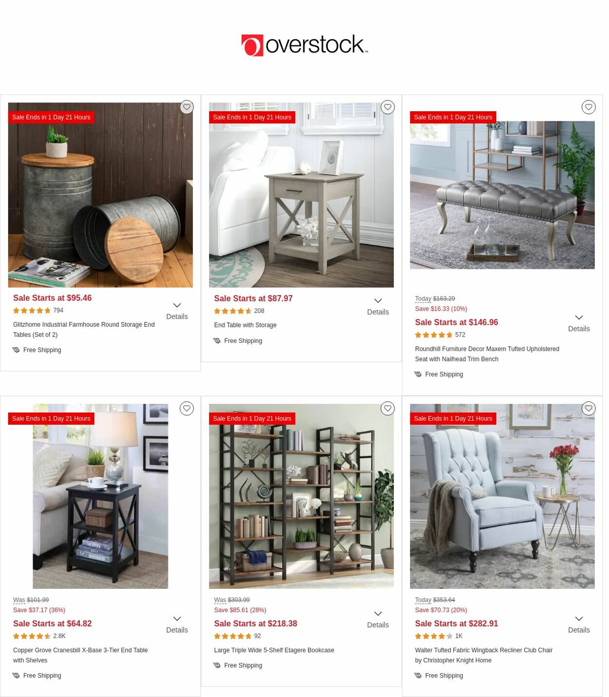 Catalogue Overstock from 10/27/2022