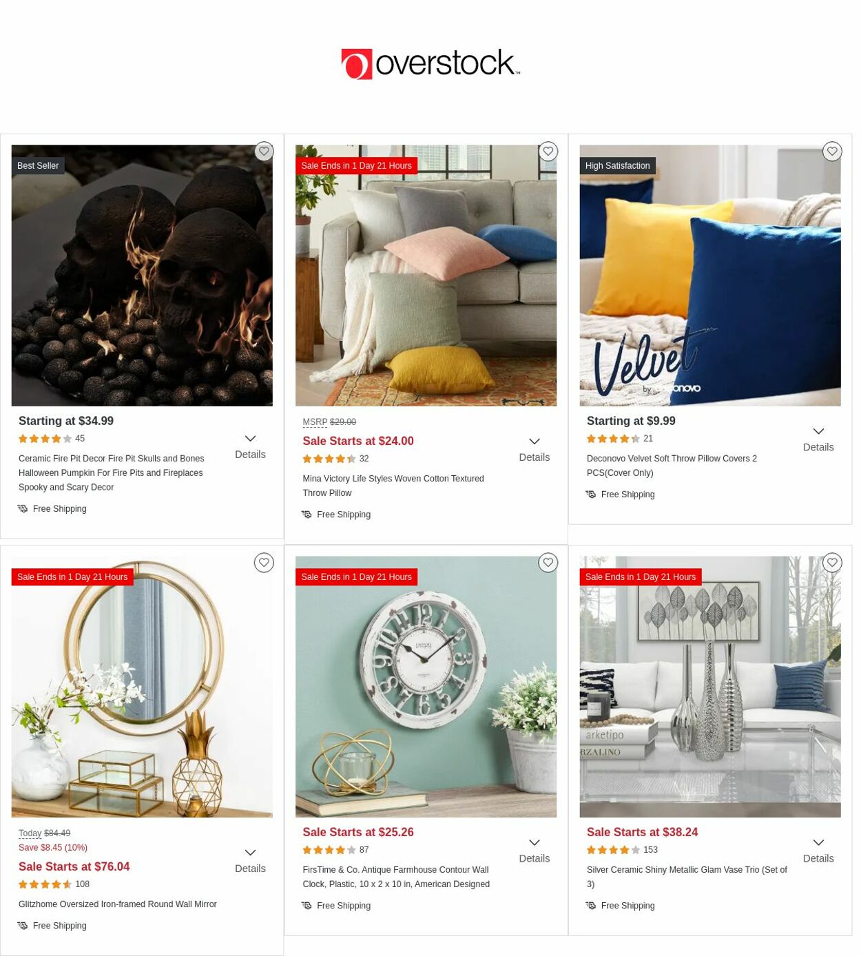 Catalogue Overstock from 10/27/2022