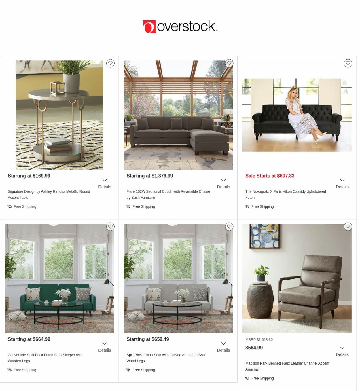 Catalogue Overstock from 11/03/2022